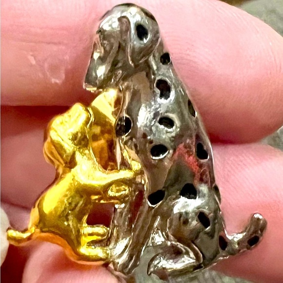 Avon Jewelry - Dalmatian Mom & Puppy Dog pin
